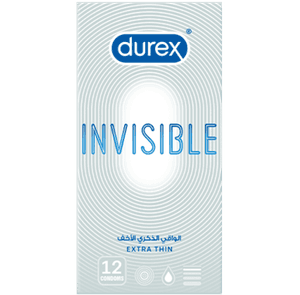 Durex Invisible Extra Thin Extra Lubricated Condom